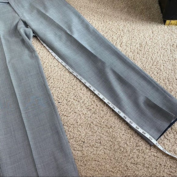 MENS T.M.LEWIN GREY 2PC SUIT SET SIZE 36 R /42 R BOTTOMS - Picture 5 of 14